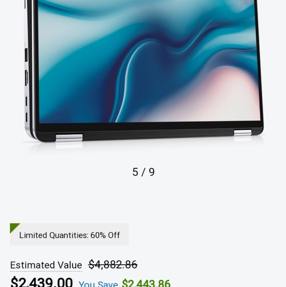 Dell Intel core i7 vpro latitude 9410 touchscreen 2 n 1 - Picture 3 of 3